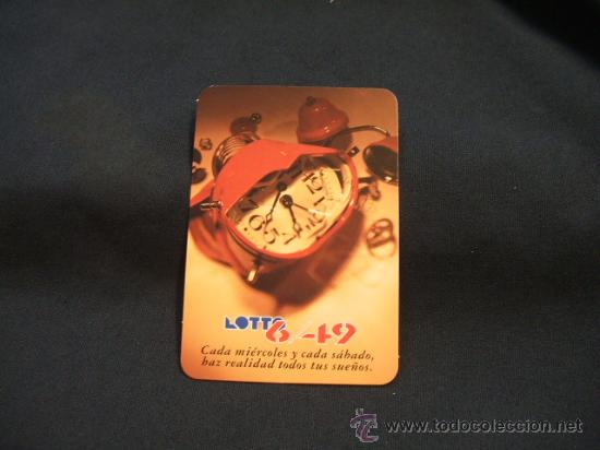 Colecionismo Calend&aacute;rios: CALENDARIO DE BOLSILLO - LOTO CATALUNYA -1996 -