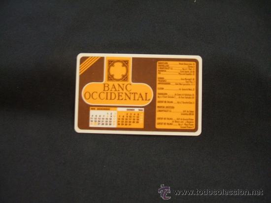 Sammeln von Kalendern: CALENDARIO DE BOLSILLO - BANC OCCIDENTAL - 1979  -