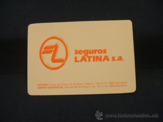 Collectionnisme Calendriers: CALENDARIO DE BOLSILLO - SEGUROS LATINA S.A. - 1991 -
