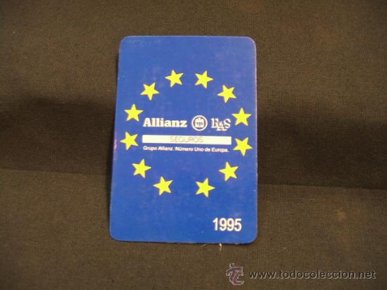 Collectionnisme Calendriers: CALENDARIO DE BOLSILLO - ALLIANZ SEGUROS - 1995 -