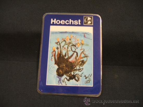 Coleccionismo calendarios: CALENDARIO DE BOLSILLO PLASTIFICADO - HOECHST - 1983 -