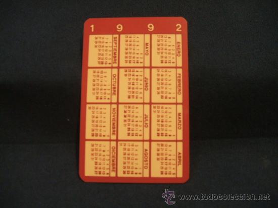Coleccionismo calendarios: CALENDARIO DE BOLSILLO - MANGO - 1992 - - Foto 2