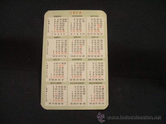 Coleccionismo calendarios: CALENDARIO DE BOLSILLO - SERRAHIMA Y URPI - 1978 - - Foto 2