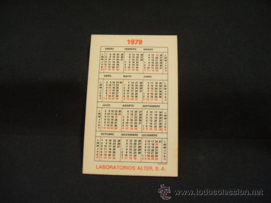 Coleccionismo calendarios: CALENDARIO DE BOLSILLO - NUTRIBEN - 1979 - - Foto 2
