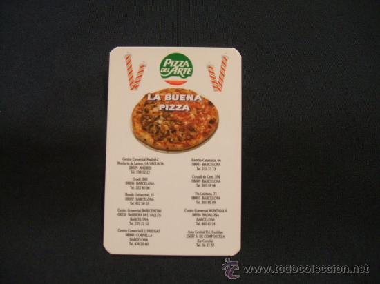 Collectionnisme Calendriers: CALENDARIO DE BOLSILLO - PIZZA DEL ARTE - LA BUENA PIZZA - 1996 -