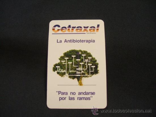 Collectables Calendars: CALENDARIO DE BOLSILLO - CETRAXAL - LA ANTIBIOTERAPIA - 1992 -
