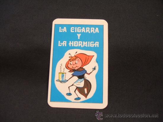 Coleccionismo calendarios: CALENDARIO DE BOLSILLO - LA CIGARRA Y LA HORMIGA - 1977 -