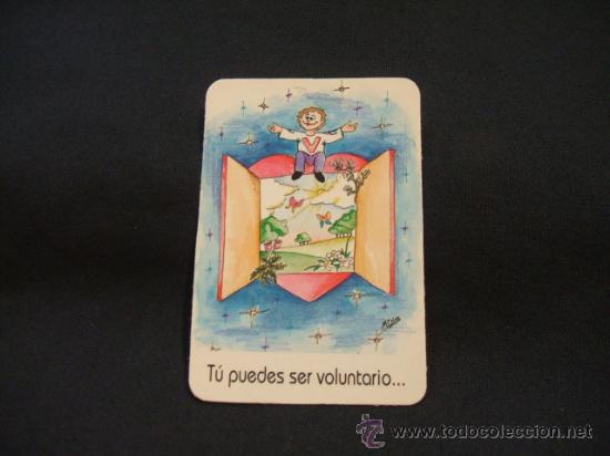 Collectionnisme Calendriers: CALENDARIO DE BOLSILLO - TU PUEDES SER VOLUNTARIO -1994 -