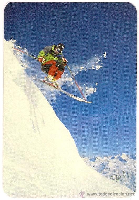 Coleccionismo Calendarios: -54615 CALENDARIO DEPORTES, ESQUI DE NIEVE, A&Ntilde;O 2009, CON PUBLICIDAD