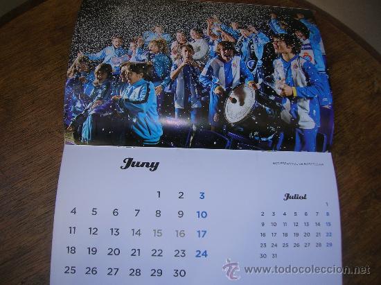 Coleccionismo calendarios: CALENDARIO  2012 del  FC  ESPA&Ntilde;OL - Foto 2