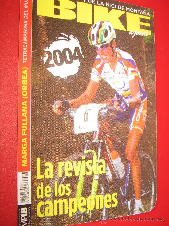 Coleccionismo calendarios: CALENDARIO BOLSILLO. DEPORTE CICLISMO. MARGA FULLANA (REVISTA &acute;BIKE&acute;) 2004