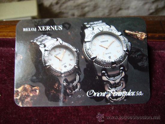 Coleccionismo Calendarios: Calendario de Relojes Xernus 1997