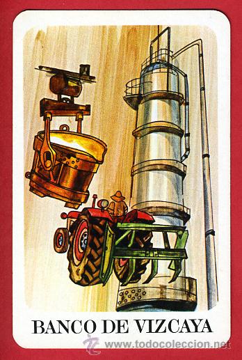 Collectables Calendars: CALENDARIO FOURNIER, PUBLICIDAD  BANCO VIZCAYA , 1971   , ORIGINAL , CAL5298