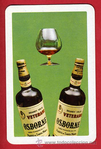 Collectables Calendars: CALENDARIO FOURNIER, PUBLICIDAD  VETERANO OSBORNE  , 1970   , ORIGINAL , CAL5309