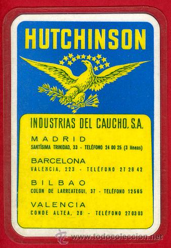 Collectables Calendars: CALENDARIO PUBLICIDAD , HUTCHINSON , PLASTICO BARCELONA  , 1959 , ORIGINAL ,CAL5326