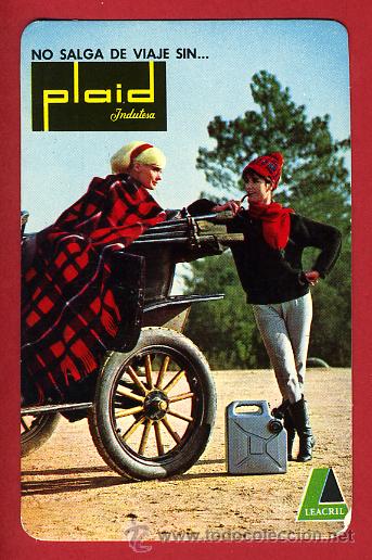 Collectables Calendars: CALENDARIO PUBLICIDAD , PLAID DE LEACRIL  , 1965 , ORIGINAL ,CAL5331