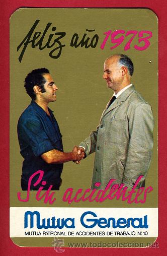 Collectables Calendars: CALENDARIO PUBLICIDAD , MUTUA GENERAL  , 1973 , ORIGINAL ,CAL5333