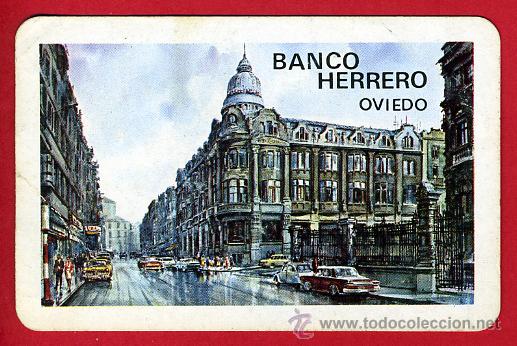 Colecionismo Calend&aacute;rios: CALENDARIO FOURNIER, PUBLICIDAD  BANCO HERRERO OVIEDO  , 1970 , ORIGINAL ,CAL5358