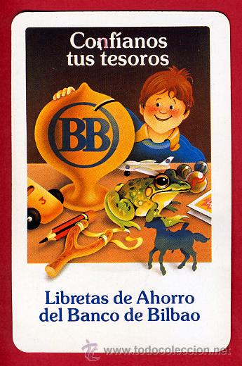 Colecionismo Calend&aacute;rios: CALENDARIO FOURNIER, PUBLICIDAD  BANCO BILBAO  , 1981  , ORIGINAL ,CAL5362