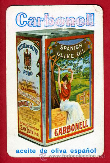 Colecionismo Calend&aacute;rios: CALENDARIO FOURNIER, PUBLICIDAD  ACEITES CARBONELL , 1965  , ORIGINAL ,CAL5403