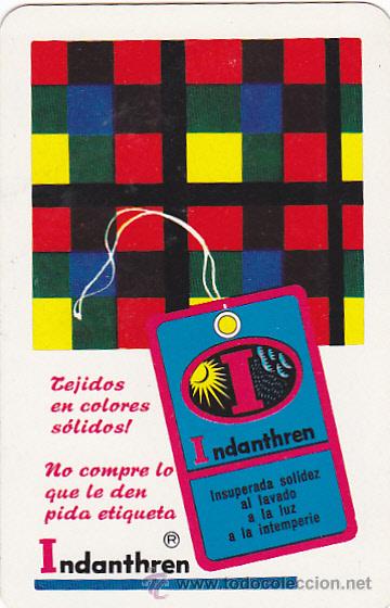 Coleccionismo Calendarios: CALENDARIO BOLSILLO FOURNIER 1964 INDANTHREN