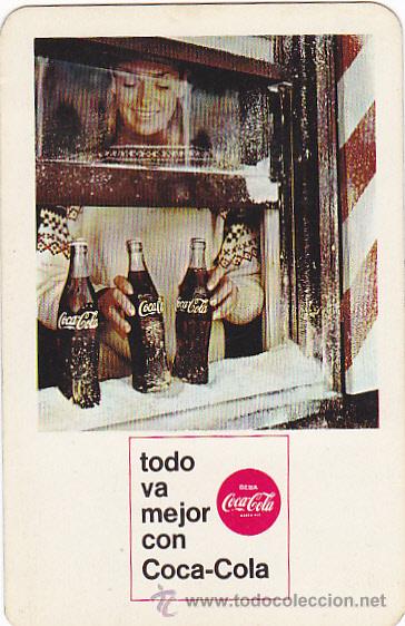 Coleccionismo Calendarios: CALENDARIO BOLSILLO FOURNIER 1967 TODO VA MEJOR CON COCA-COLA
