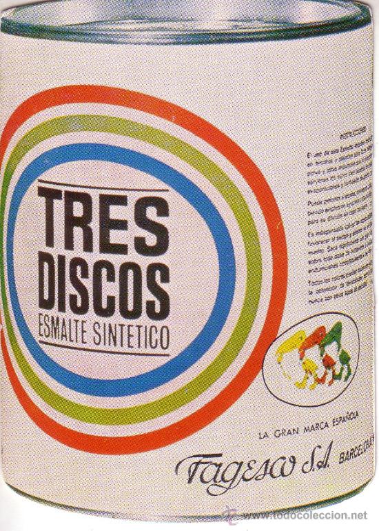 Coleccionismo Calendarios: CALENDARIO DE BOLSILLO DE 1968 PUBLICIDAD DE ESMALTE SINTETICO TRES DISCOS