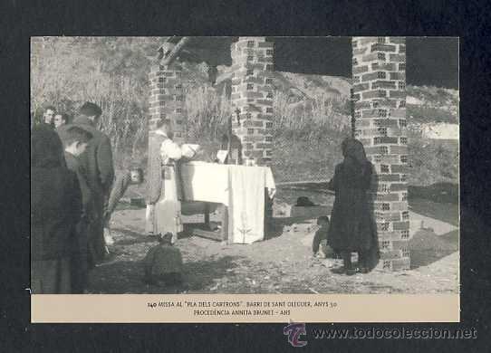 Coleccionismo calendarios: Calendario Imatges del Sabadell antic del 2007: Missa al Pla dels Cartrons, Sant Oleguer (num.140)