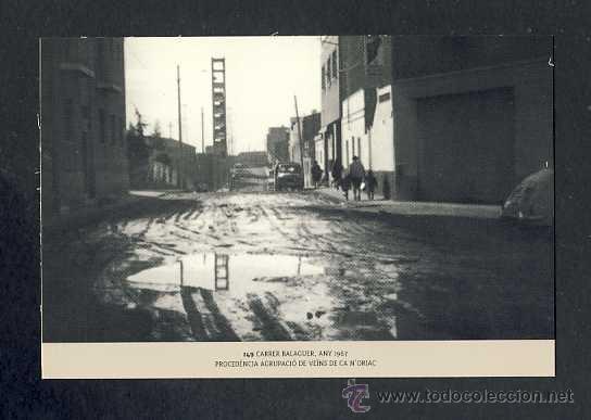 Coleccionismo calendarios: Calendario Imatges del Sabadell antic del 2008: Carrer Balaguer, any 1967 (num.149)