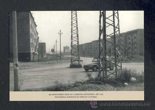 Coleccionismo Calendarios: Calendario Imatges del Sabadell antic del 2008: Encreuament Gran Via i Avinguda Matadepera (num.151)