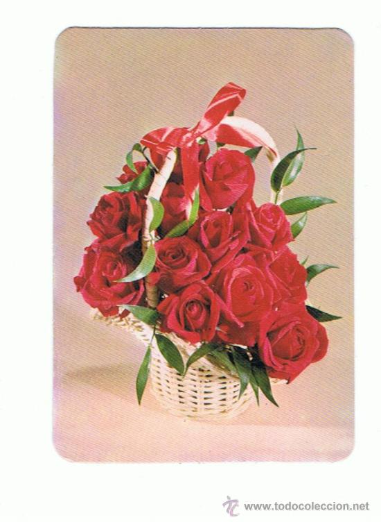 CA 2614 Calendario cesta de rosas 1983