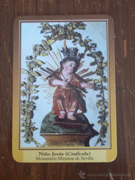 Coleccionismo calendarios: Ni&ntilde;o Jes&uacute;s del Monasterio de M&iacute;nimas (Sevilla). Calendario a&ntilde;o 2006.