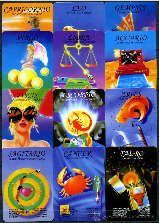 Coleccionismo calendarios: 12 Calendarios de Bolsillo - HOROSCOPOS 2009 - Foto 1