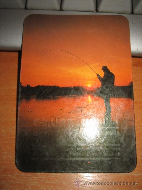Coleccionismo calendarios: CALENDARIO PUBLICITARIO ELECTRICIDAD BRUNO 1991  PUESTA DE SOL Y PESCA  OVIEDO-LA FELGUERA