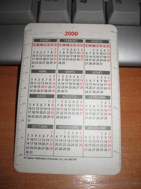 Coleccionismo calendarios: CAJASTUR  2000 - Foto 2