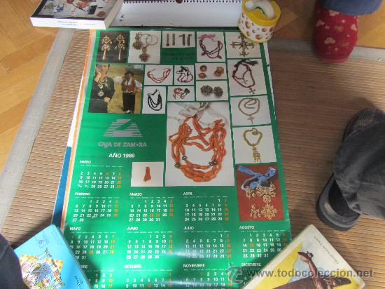 Colecionismo Calend&aacute;rios: CALENDARIO JOYERIA POPULAR ZAMORANA, 1989