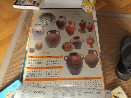 Colecionismo Calend&aacute;rios: CALENDARIO ALFARES DESAPARECIDOS DE LA PROVINCIA DE ZAMORA, 1990