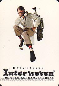 Coleccionismo calendarios: CALENDARIO BOLSILLO CALCETINES INTERWOVEN 1972 - Foto 1
