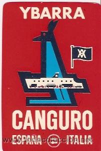 Colecionismo Calend&aacute;rios: CALENDARIO YBARRA CANGURO 1975
