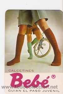 Colecionismo Calend&aacute;rios: CALENDARIO BOLSILLO CALCETINES BEBE 1969