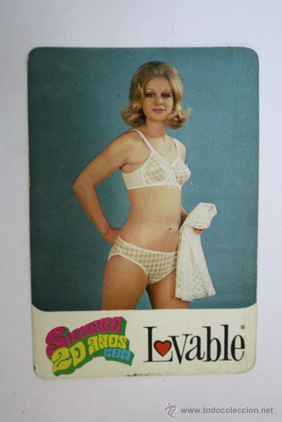 Collectionnisme Calendriers: Calendario Publicitario de Lencerias Lovable, a&ntilde;o 1970