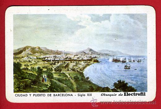 Sammeln von Kalendern: CALENDARIO FOURNIER, PUBLICIDAD ELECTROFIL , PUERTO BARCELONA , 1965 , ORIGINAL, CAL5581