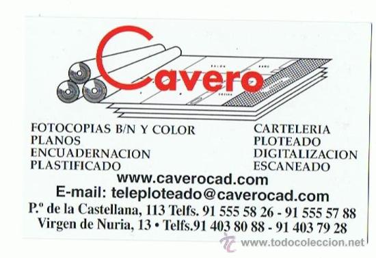 CA 2502 Calendario Cavero 2008