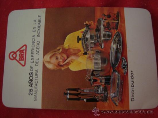 Coleccionismo calendarios: almanaque . calendario de bolsillo 1973 25 A&Ntilde;OS DE EXPERIENCIA ACERO INOXIDABLE BRA