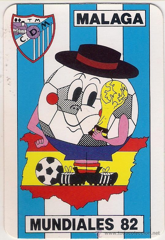 Coleccionismo calendarios: -69065 CALENDARIO FUTBOL MUNDIAL A&Ntilde;O 1982, SEDE MALAGA, DEPORTES, PUBLICIDAD HERAS, MALAGA
