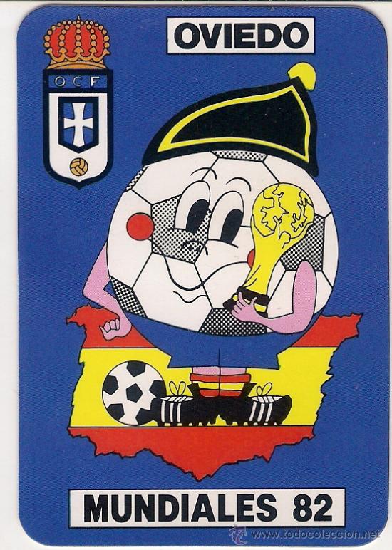 Coleccionismo calendarios: -71275 CALENDARIO FUTBOL MUNDIAL A&Ntilde;O 1982, SEDE OVIEDO, DEPORTES, SERIE IG 11230-81
