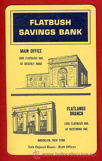 Sammeln von Kalendern: CALENDARIO PUBLICIDAD, BANCO FLATBUSH SAVINGS BANK , PLASTICO , 1971 , ORIGINAL ,CAL6616