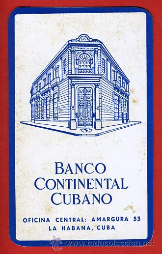 Sammeln von Kalendern: CALENDARIO PUBLICIDAD, BANCO CONTINENTAL CUBANO , PLASTICO , CUBA , 1959 , ORIGINAL ,CAL6623