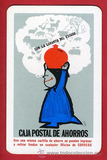 Collezionismo Calendari: CALENDARIO FOURNIER, PUBLICIDAD, CAJA POSTAL AHORROS , 1967 , CAL6757