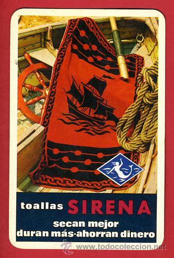 Collezionismo Calendari: CALENDARIO FOURNIER, PUBLICIDAD, TOALLAS SIRENA , 1967 , CAL6761
